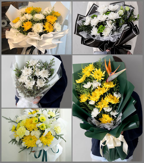 广东肇庆市广宁县南街镇红太阳村白事花束代送